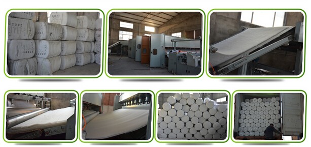 Polyester /Polypropylene Short fiber Nonwoven Geotextile 700g