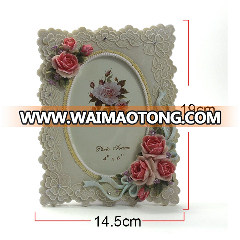 custom resin material photo frame home decoration