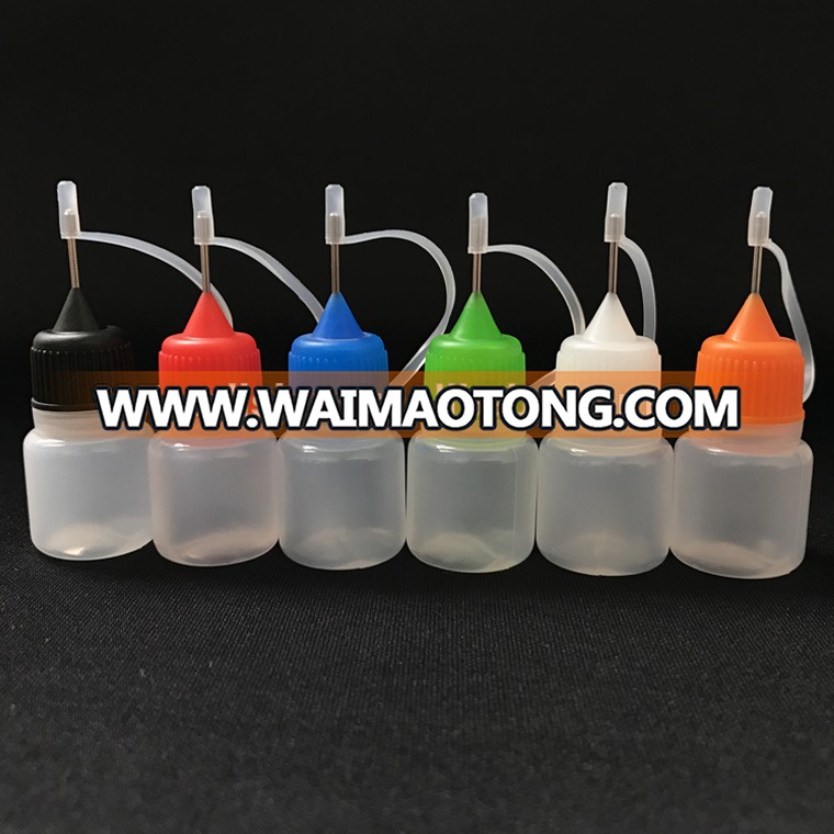 Needle tip translucent PE plastic bottles empty with screw cap dropper bottles unique 3ml 5ml 10ml 15ml 20ml 30ml 50ml