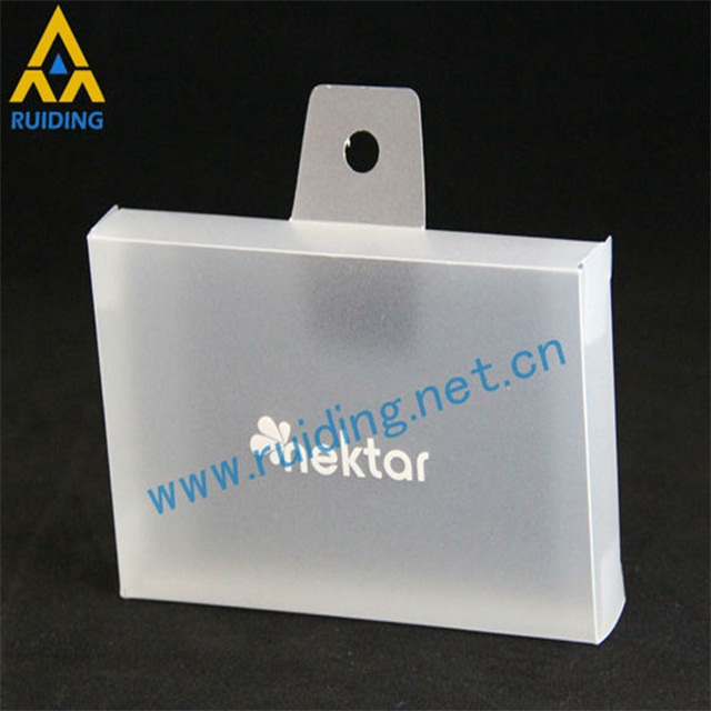 sliver printing clear cellphone  Plastic Package Boxes