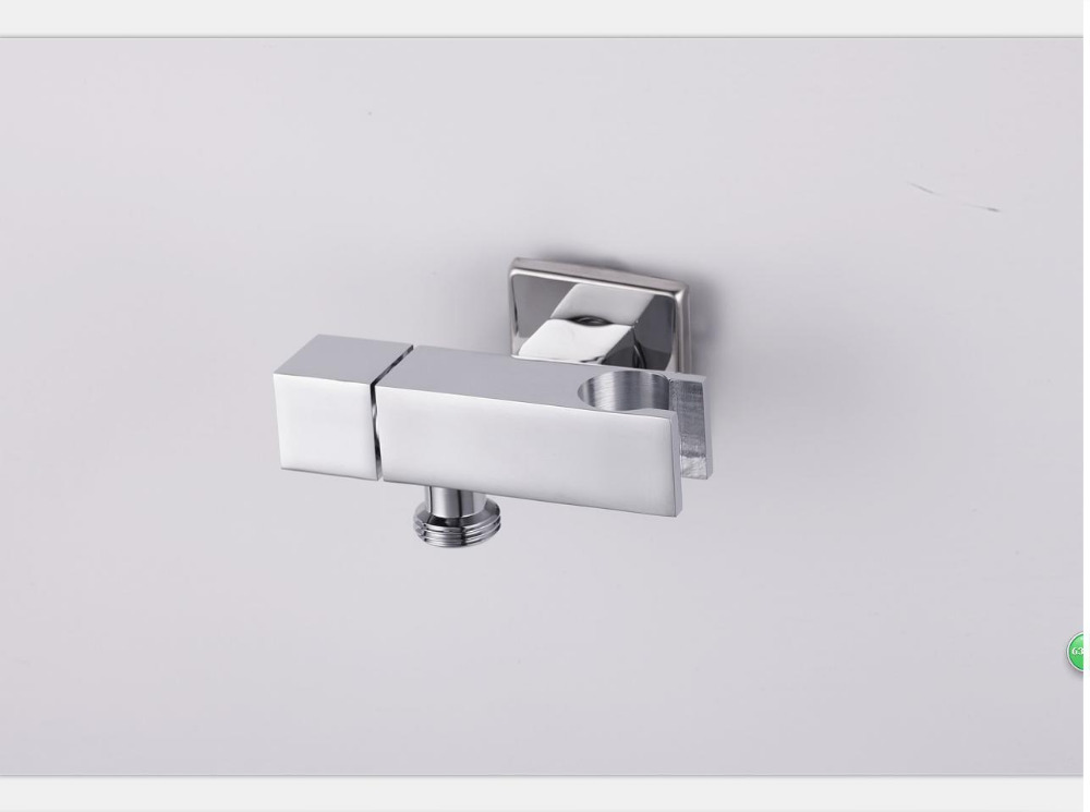 new model.Brass toilet adapter.Copper angle valve with holder.BSCI certificate approved