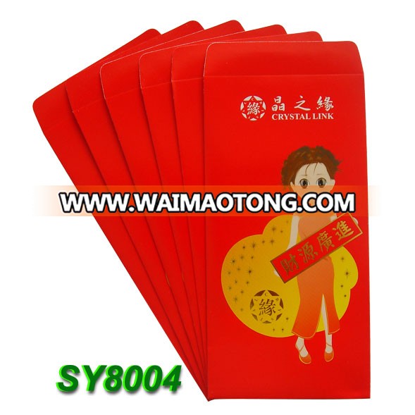 Chinese new year red paper envelopes