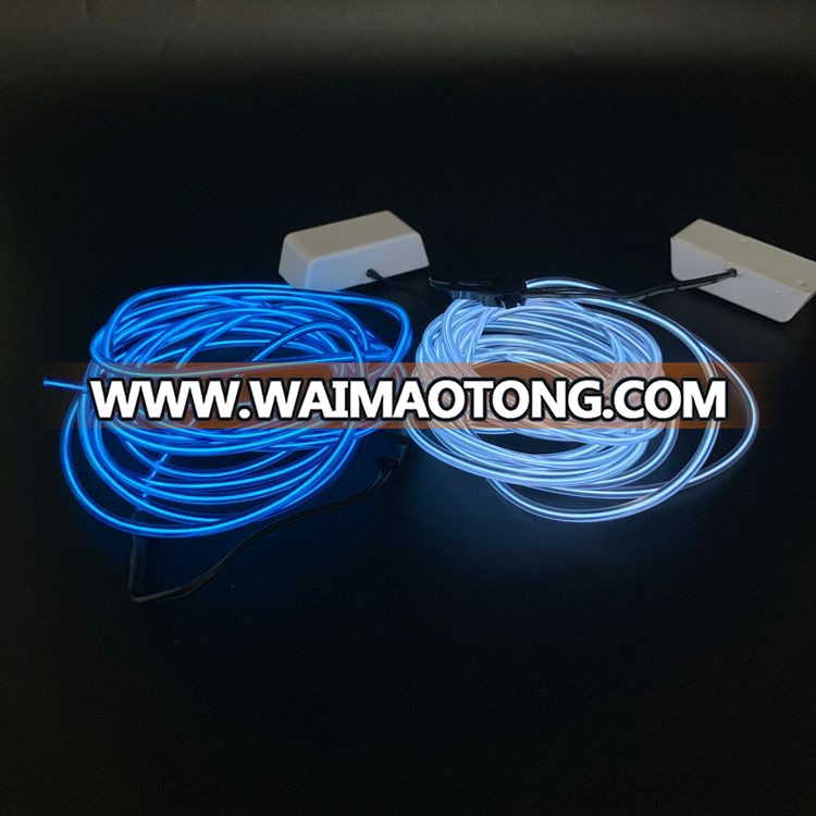 OEM supplier 2.3mm DIY glowing customized USB rechargeable inverter LED neon EL wire