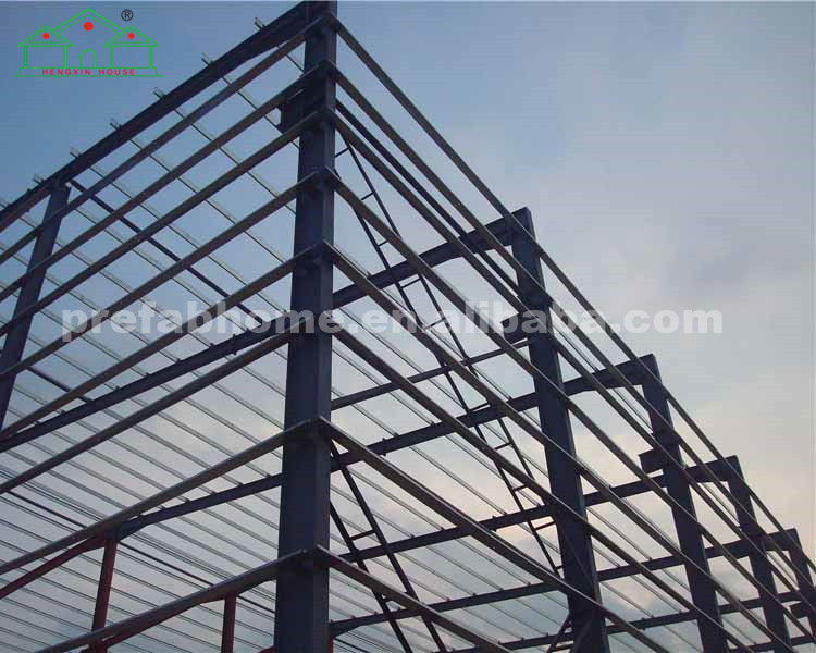 Custom metal frame building models steel structure warehouse