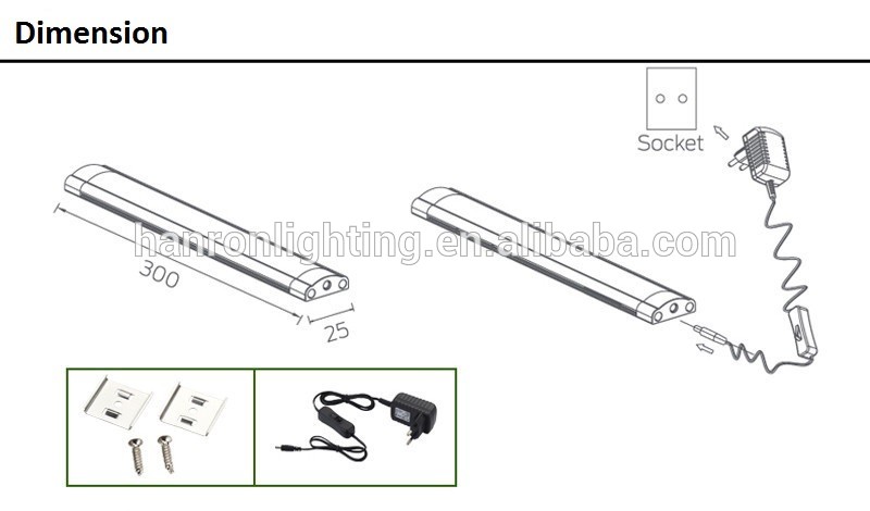 hot sale Cabinet Fluorescent under cabinet fluorescent lighting with 5year warranty