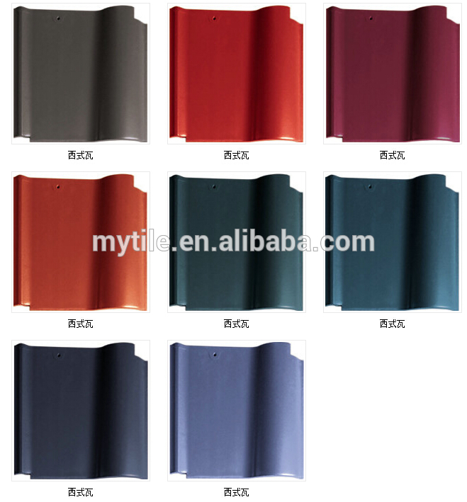 Cobalt Blue Clay Spanish roof tile