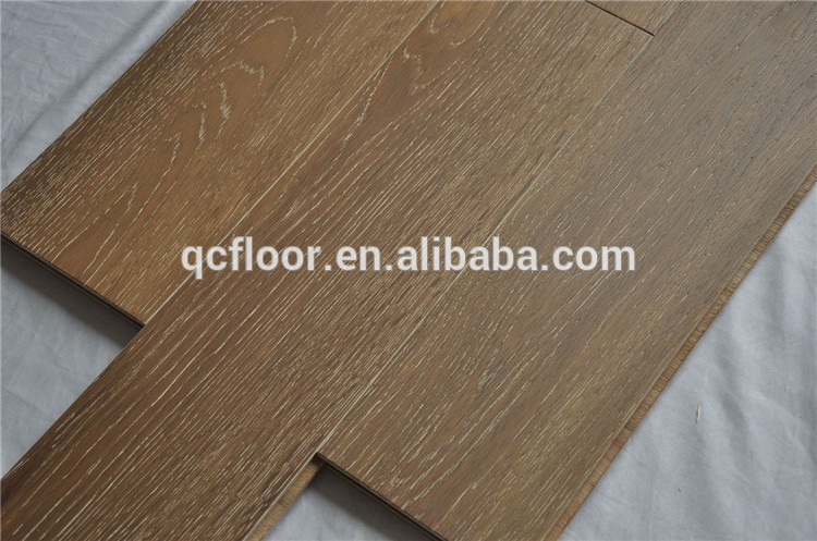 Best selling items!! white washed multilayer oak wood flooring, 6mm thick floor engineered white oak, guangzhou parquet floor