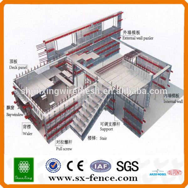 6061-T6 Material Aluminium Formwork Aluminium Panel from China Anping