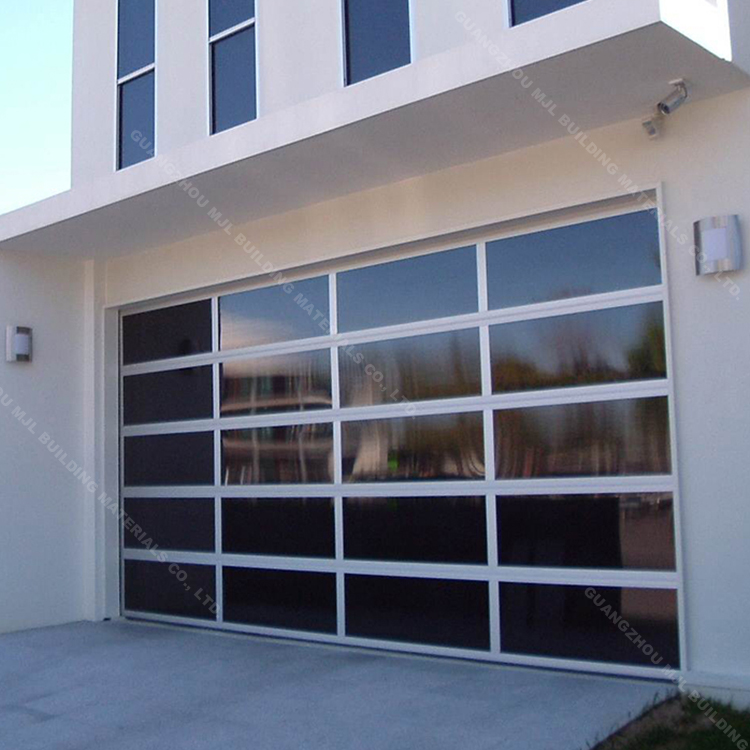 American Quality Standard Customized Aluminum Glass Panel Automatic Garage Door