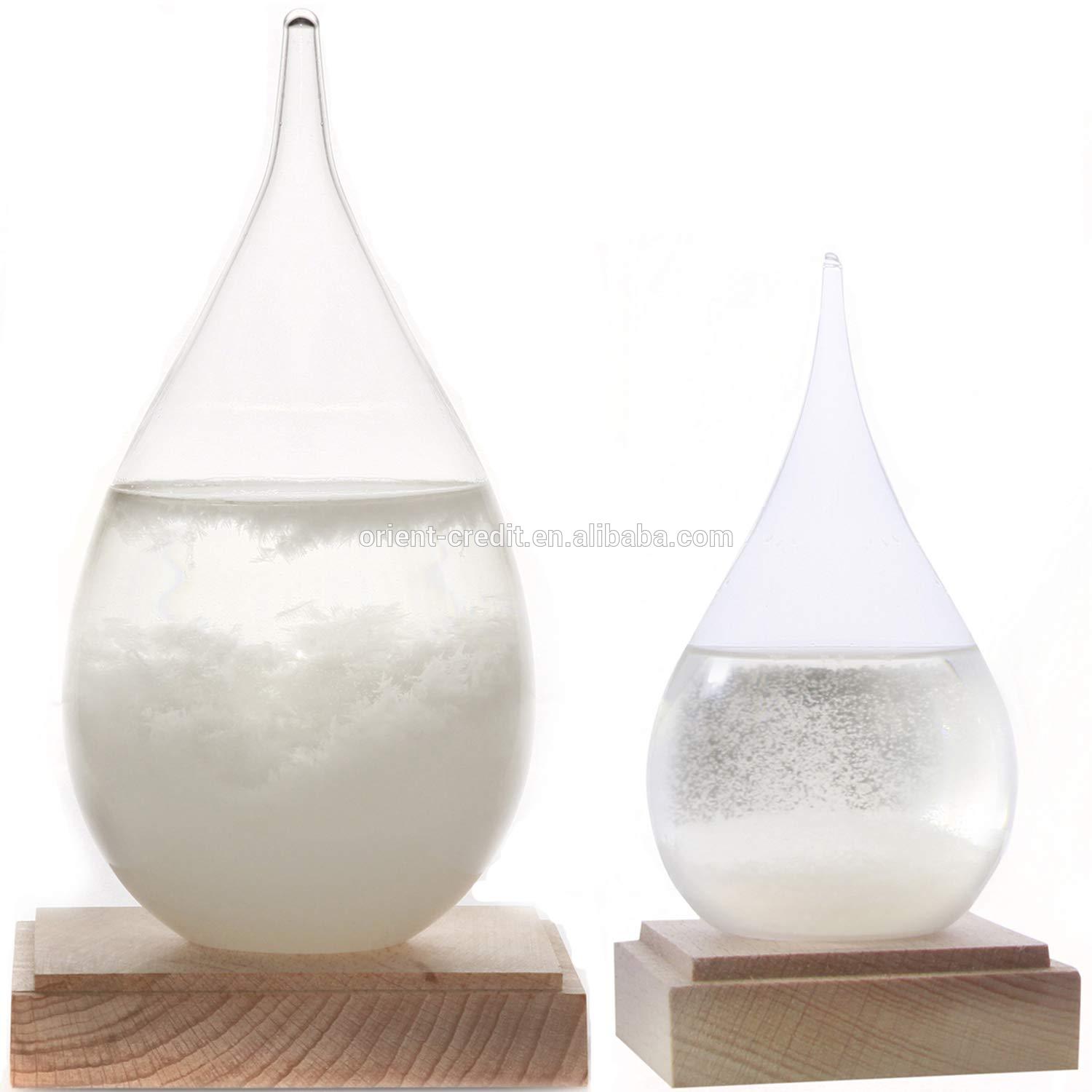 Storm Glass Weather Predictor - Weather Glass Predictor 2 in 1 Set