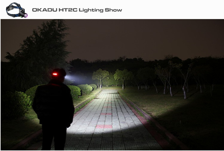 Hot Sale Waterproof Outdoor Rechargeable Head LED Lights Headlamp