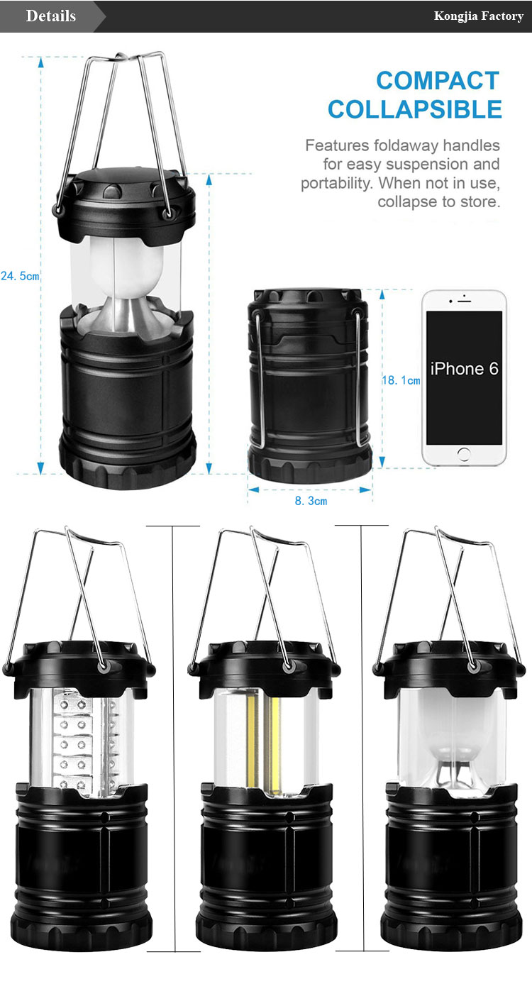 NHKJ Amazon Hot Sale Portable Outdoor Led Camping Lantern