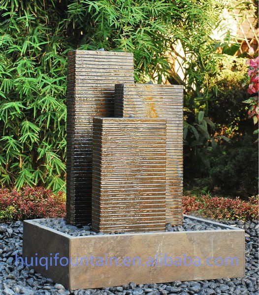 Wholesale Granite Fairy Stone Waterfall Fountain Outdoor Garden Decoration