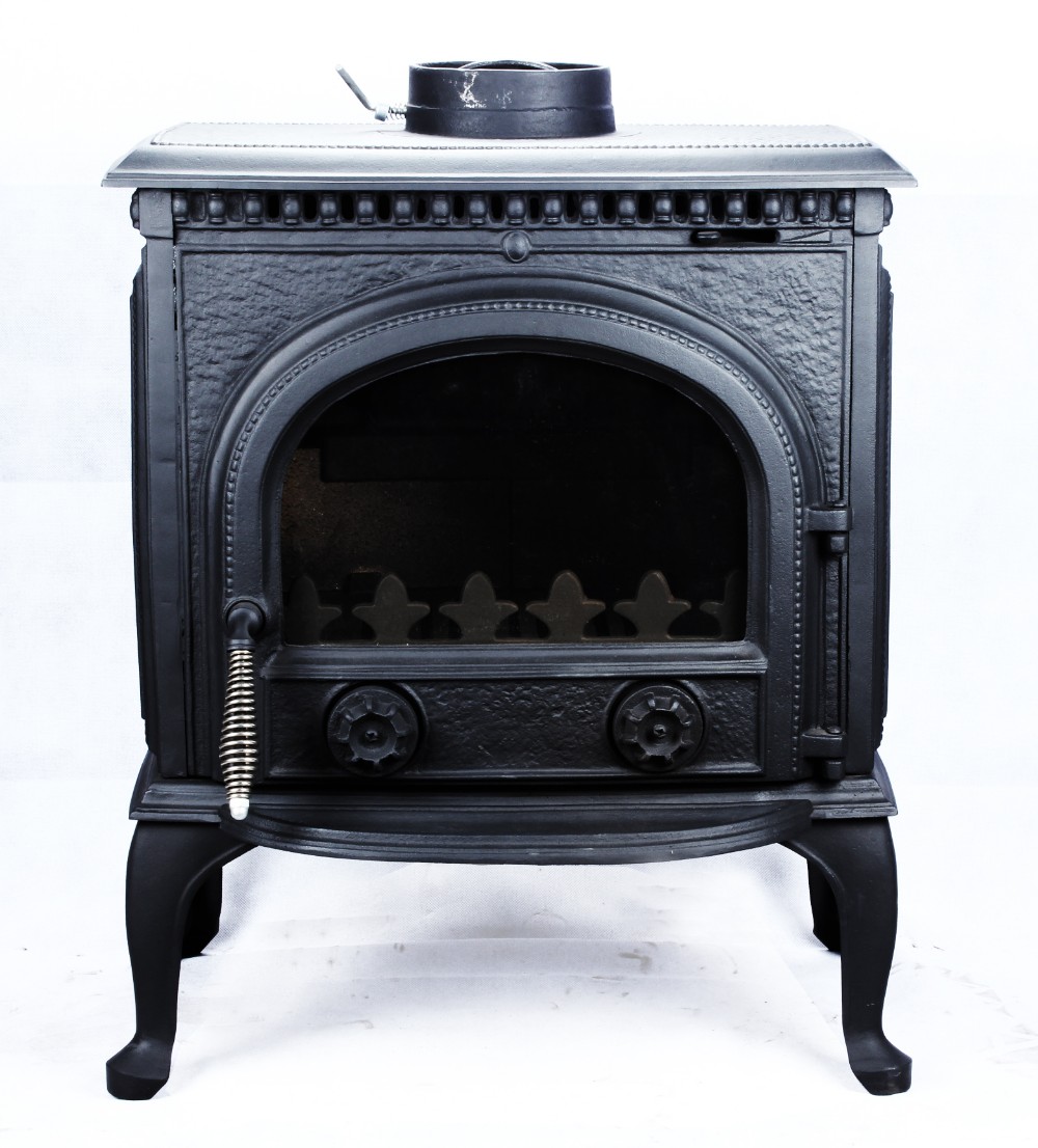 my outdoor antique cast iron smokeless wood burning stove