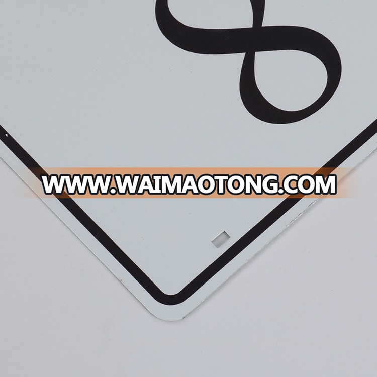 High Quality Security Logo Embossed Reflective Custom Aluminum Plate Number