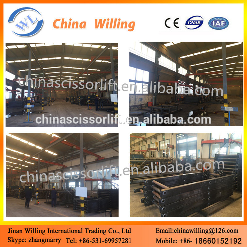 8m single trailing single electric lifting column