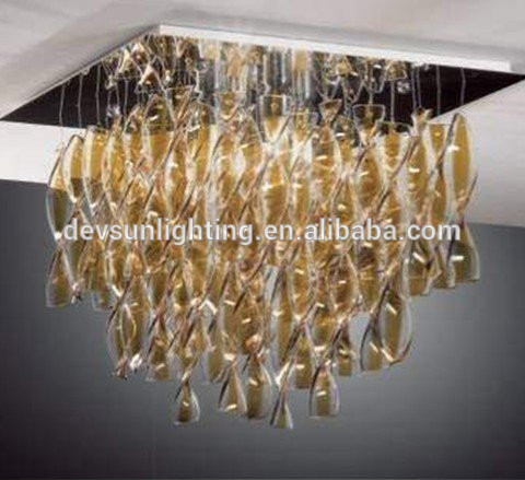 indoor crystal pendant light fitting lamp suspension for dining room