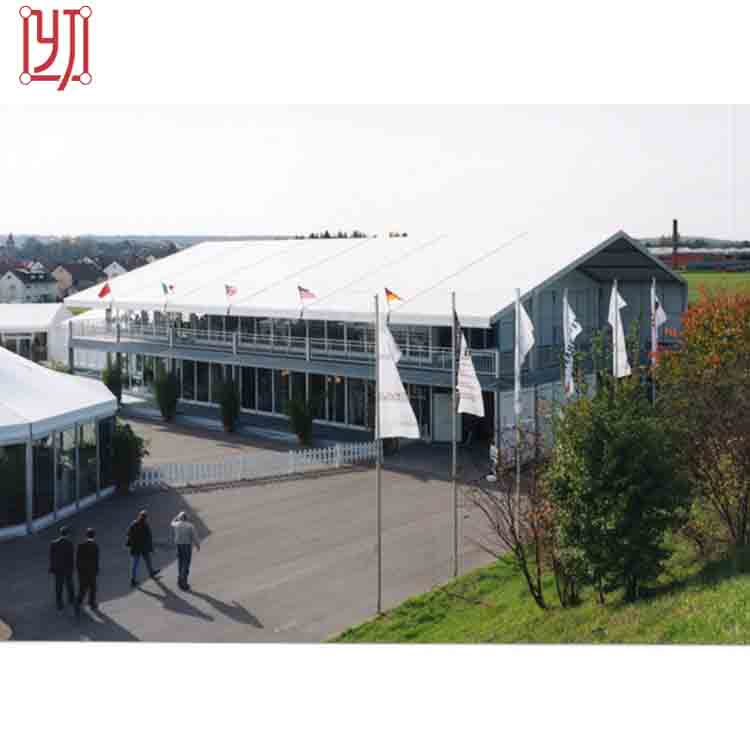 Fireproof double deck exhibition tent