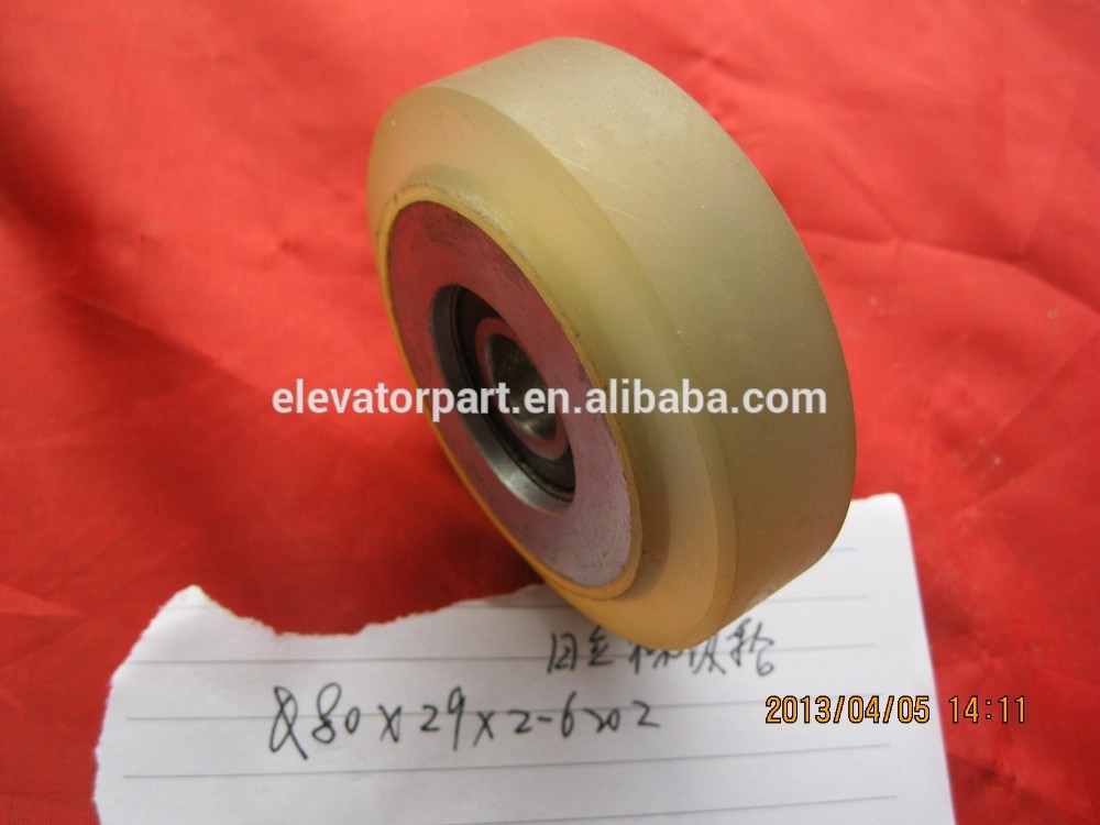 Hitachi guide shoe roller 80*30*2-6202 elevator guide shoe roller parts