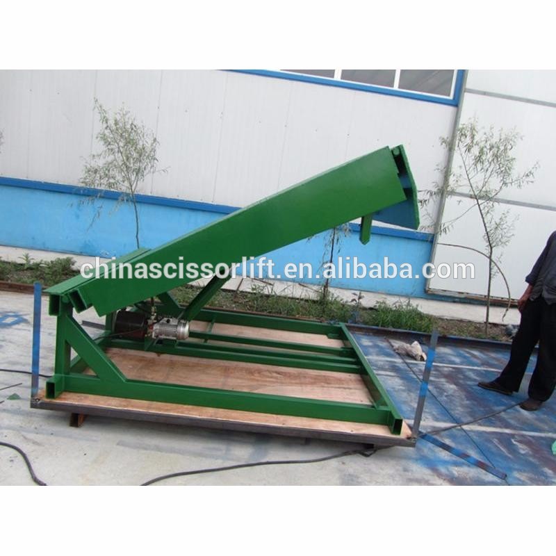 Stationary warehouse electric lift dock ramp WLDQ-8