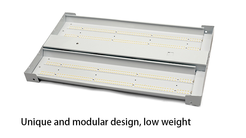 DLC listed 4ft 200W slim industrial warehouse led linear high bay light