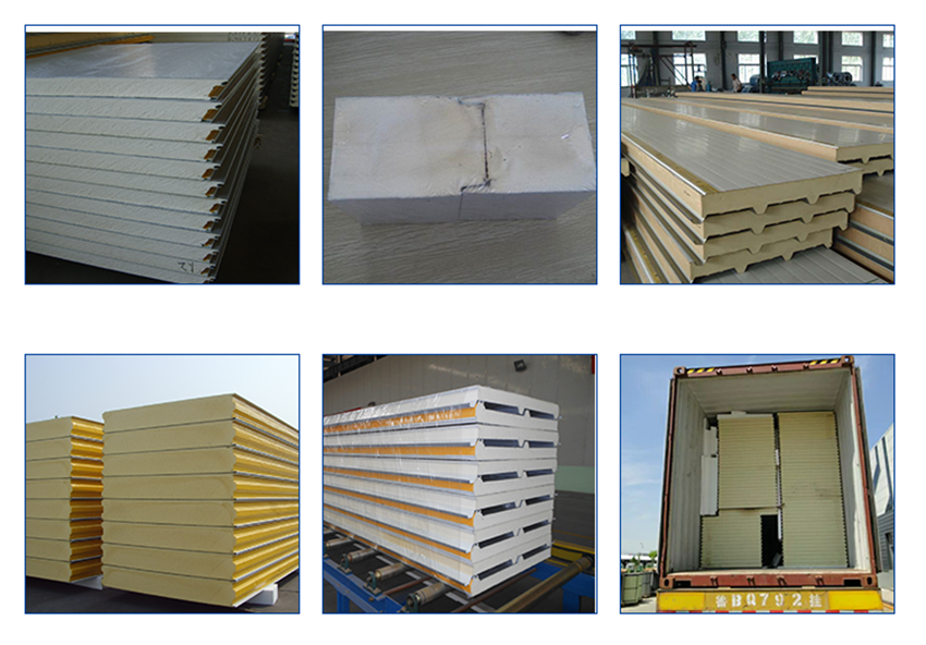 Super quality insulated, PU sandwich panel for roof and wall