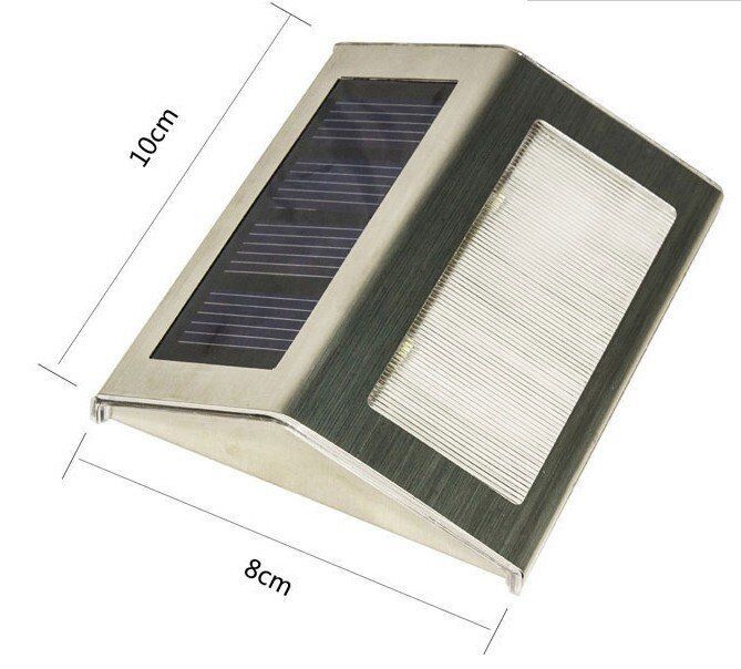 Waterproof IP65 outdoor lighting solar wall light with solar battery