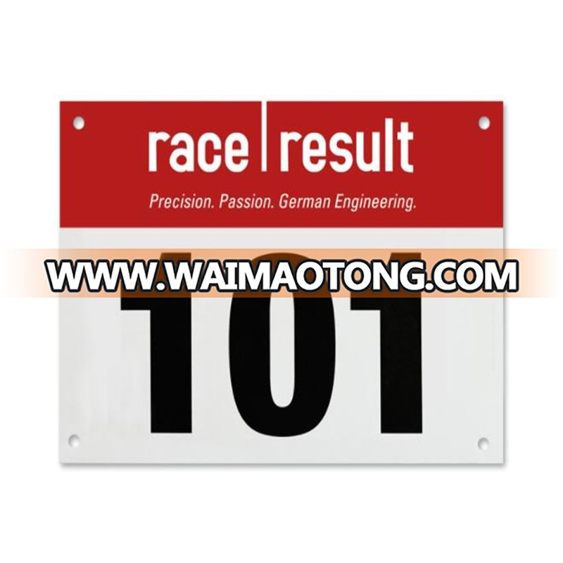 HXY Custom Full Color Printing Tyvek Bib Numbers Tyvek Paper Running Numbers With Free Safety Pins For Running Events