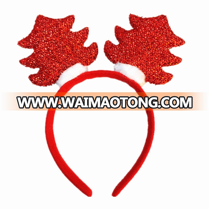 Green And Red Christmas Tree Fashion Headband