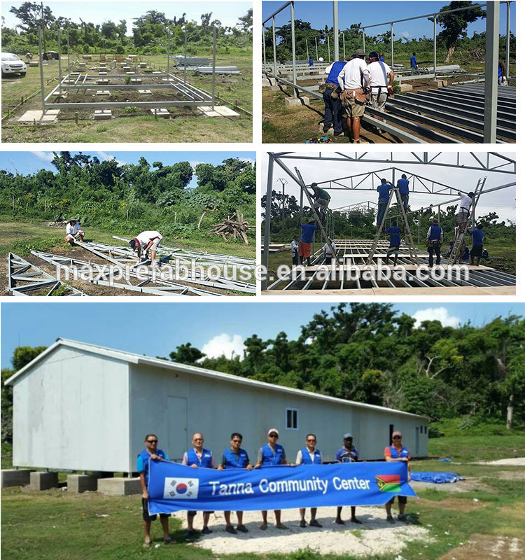 Light steel structure portable house/prefab house