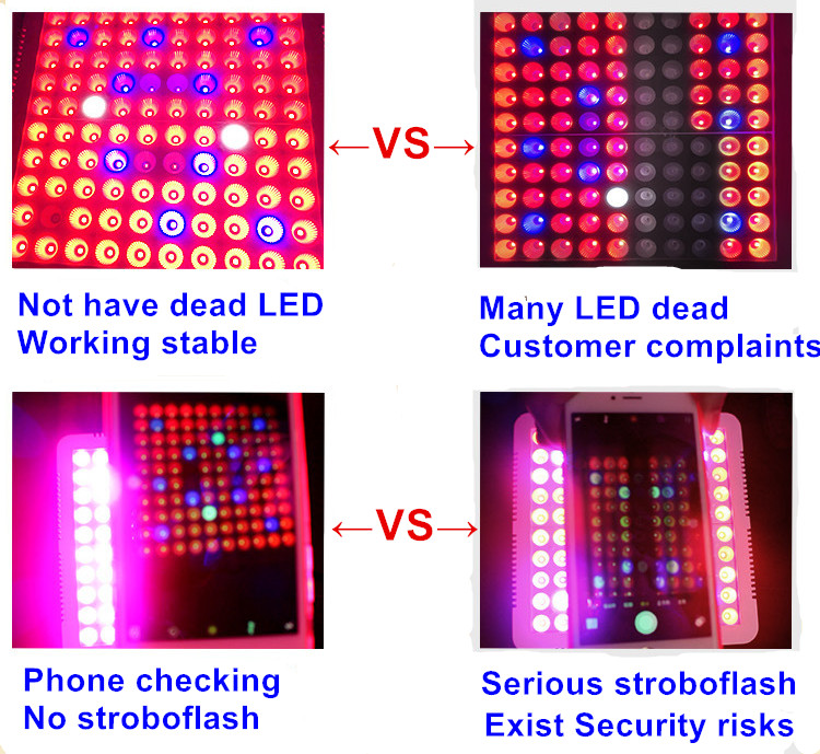 Greenhouse lighting  100pcs 3030SMD leds uv ir full spectrum 300W led grow light for seedling