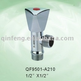 brass and zinc toilet angle valve,made in china