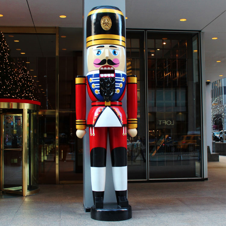 Royal giant outdoor resin christmas nutcracker soldier statue for decoration