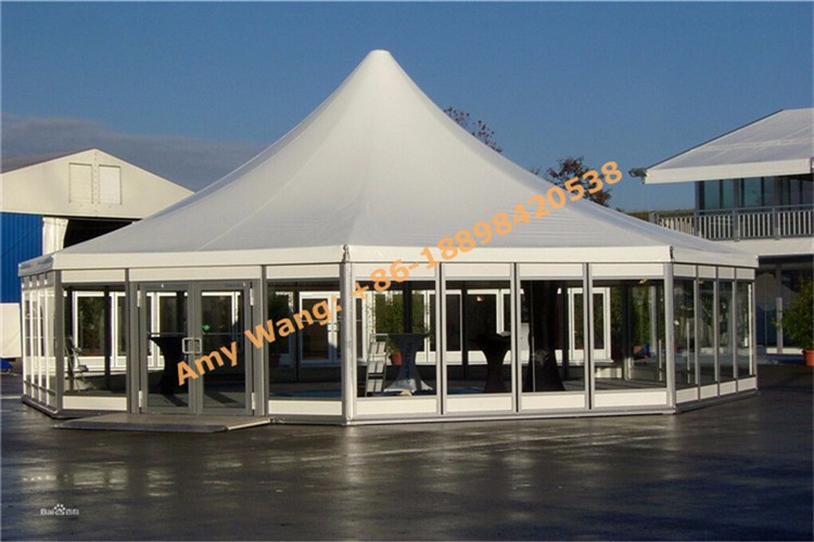 Luxury Aluminum Canvas PVC Fabric Church Tent With Lining Curtain