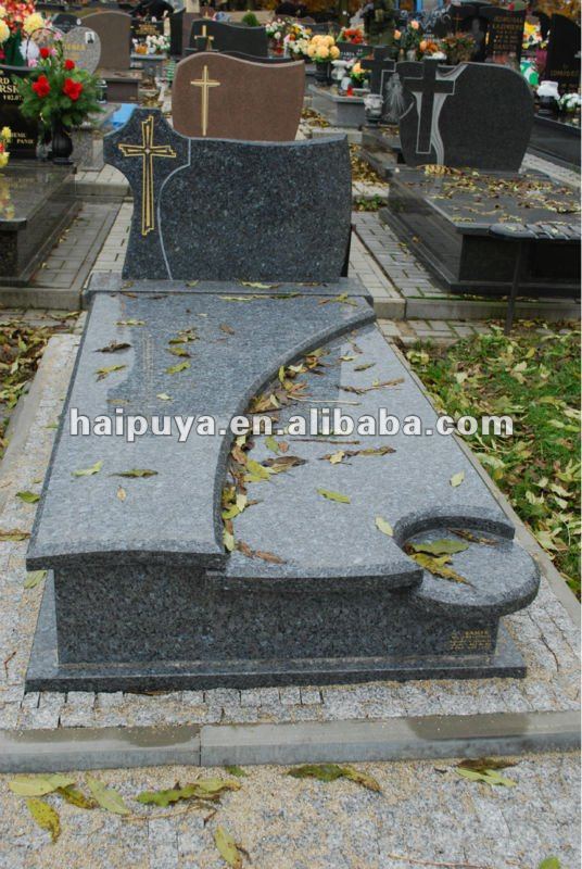 black granite mausoleum