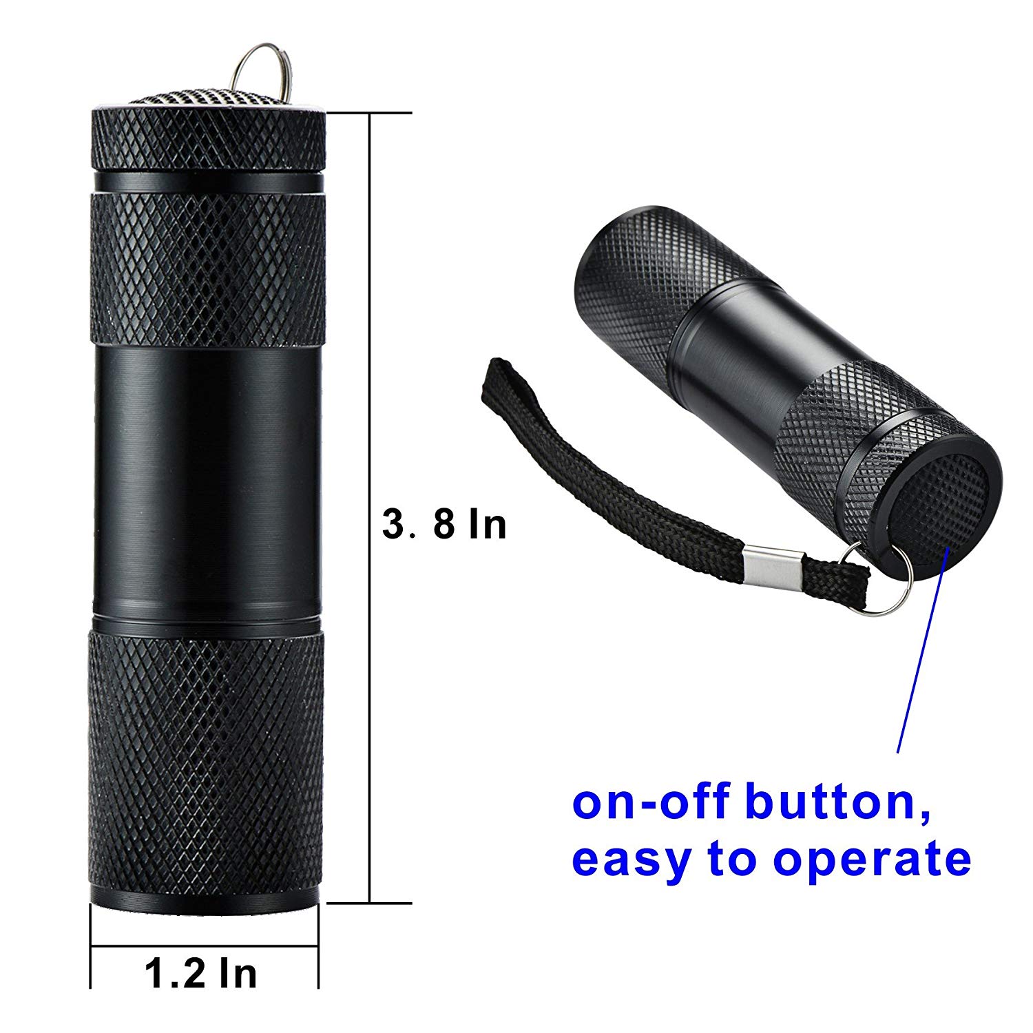 Ultra Violet Black Light 9 LED Mini Aluminum Flashlight AAA Pet Urine Stains Detector Scorpion Hunting Torch Light UV Flashlight