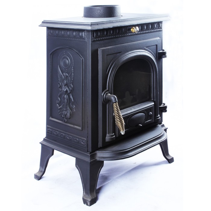 Top protector cast iron or steel wood burning stove