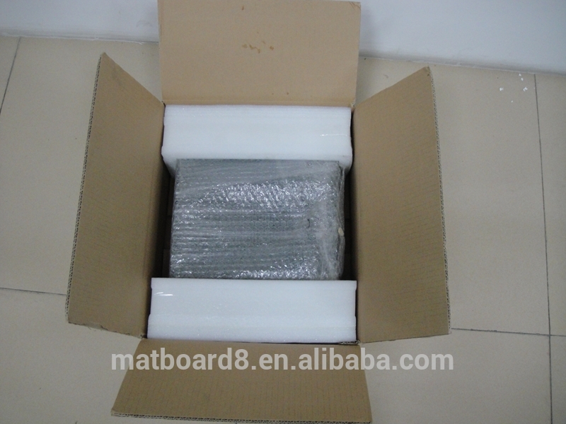 wood material linen cover photo album presentation box for wedding album