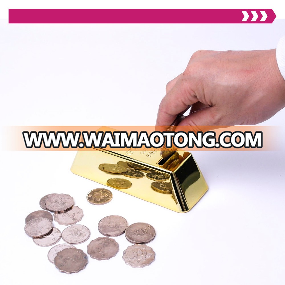 Low MOQ Factory Direct Promotional item Gold Bullion Saving Money Box