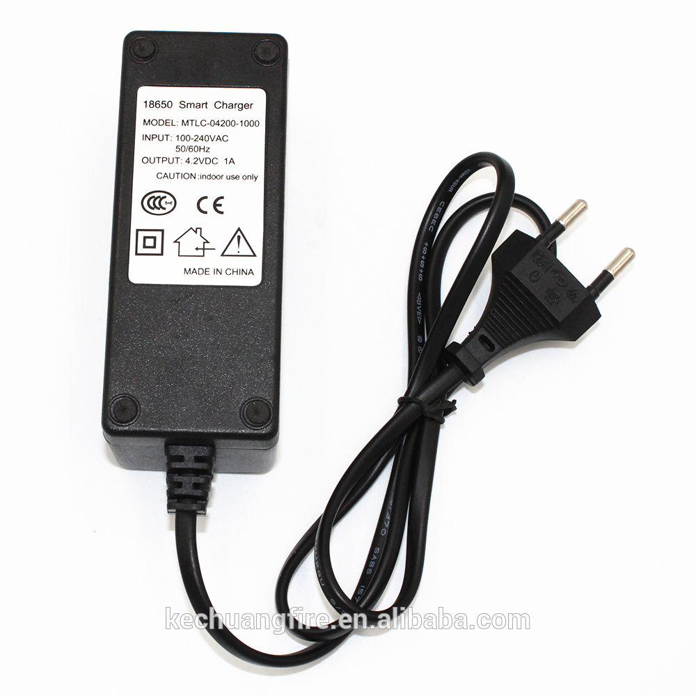 New 18650 Charger 100-240V AC Charging for Flashlight 18650 Li-ion Battery