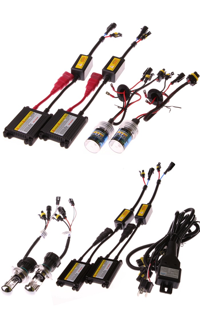 2019 Guangzhou h4 h7 h9 h11 9005 35w slim ballast hid kit 55w ac dc 12v 24v 9006 9012 3000k 6000k hid xenon kit wholesale 4300k