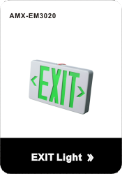 Batteries Rechargeable Recessed Emergency Exit Sign