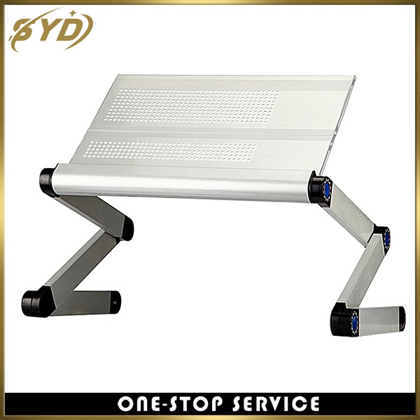 Factory direct sale hot Aluminum foldable laptop computer desk with Cooling hole