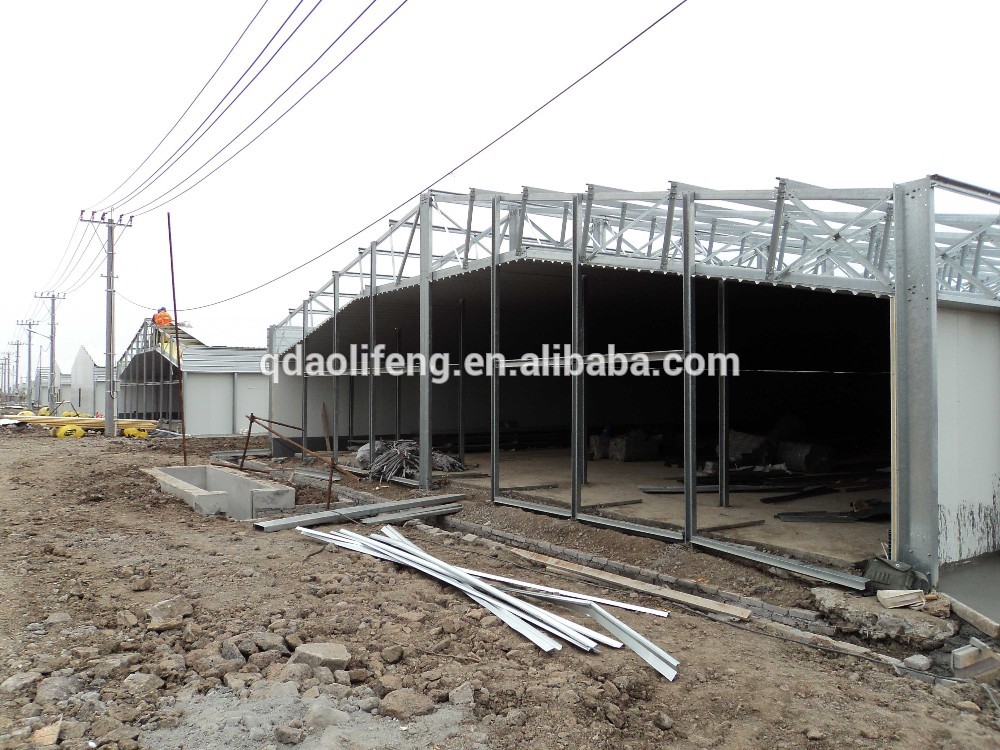 galvanized broiler poultry farm house design