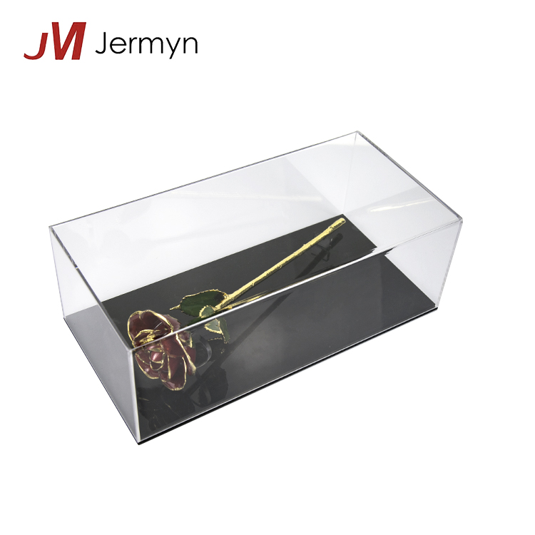 Custom design china suppliers wholesale clear acrylic flower box