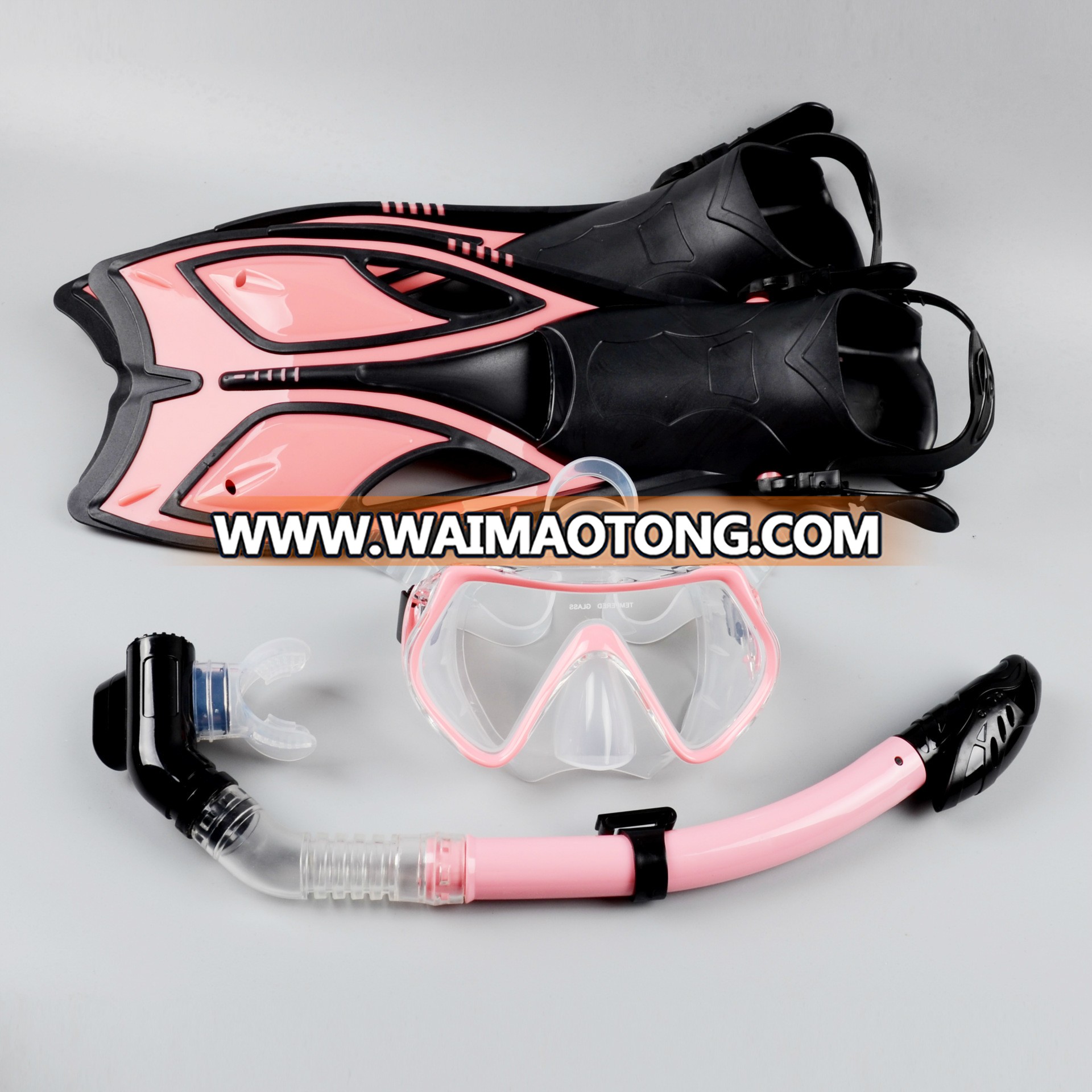 Water Sport Swim Fin Scuba Three pieces of snorkeling. Diving Fins