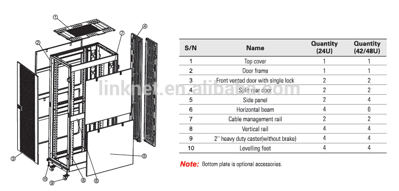 19'' inch rack made in China+ high quality+ network rack enclosure+19 inch server rack