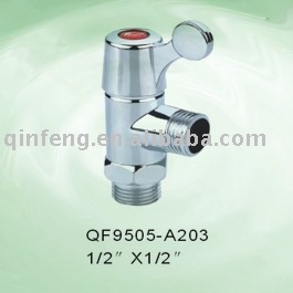 brass and zinc toilet angle valve,made in china