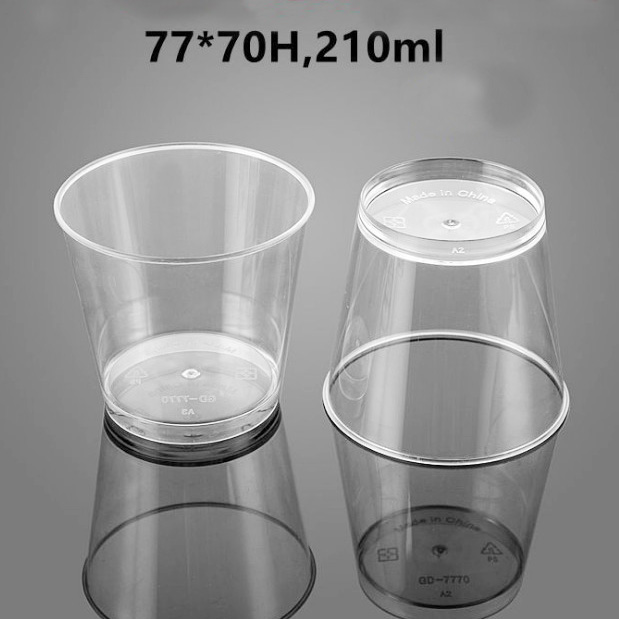 Factory direct supply Stocked all kinds of plastic cup with low price dessert cup