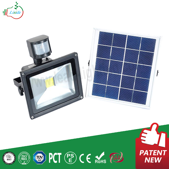 Shenzhen Factory wholesale solar floodlight 10w led solar flood light